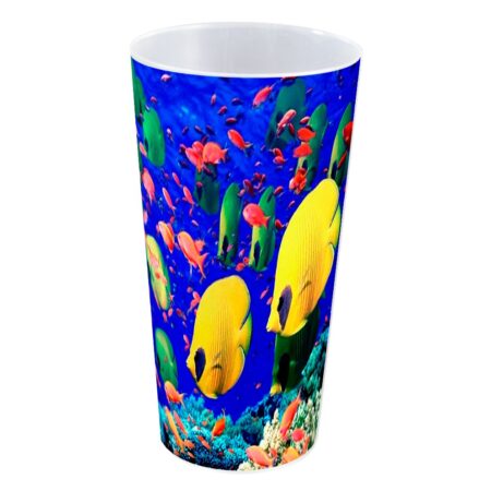 60 CL glass reusable and customizable in full color IML, Factory of reusable glasses. Factory glasses, we are manufacturers.